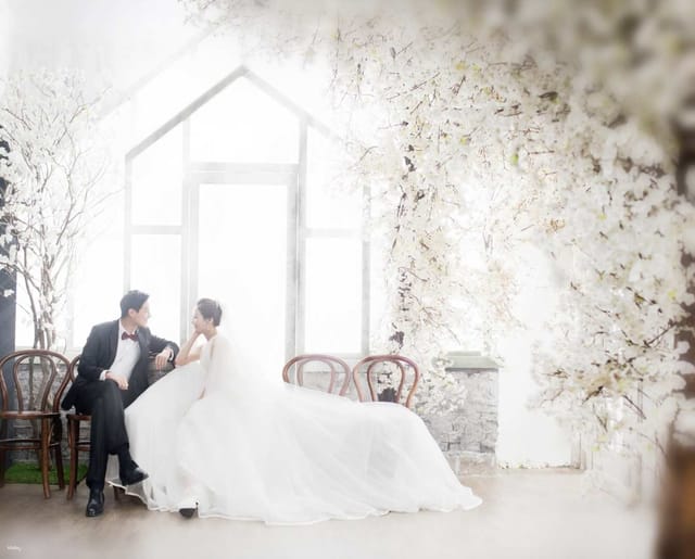 Korean style wedding best sale